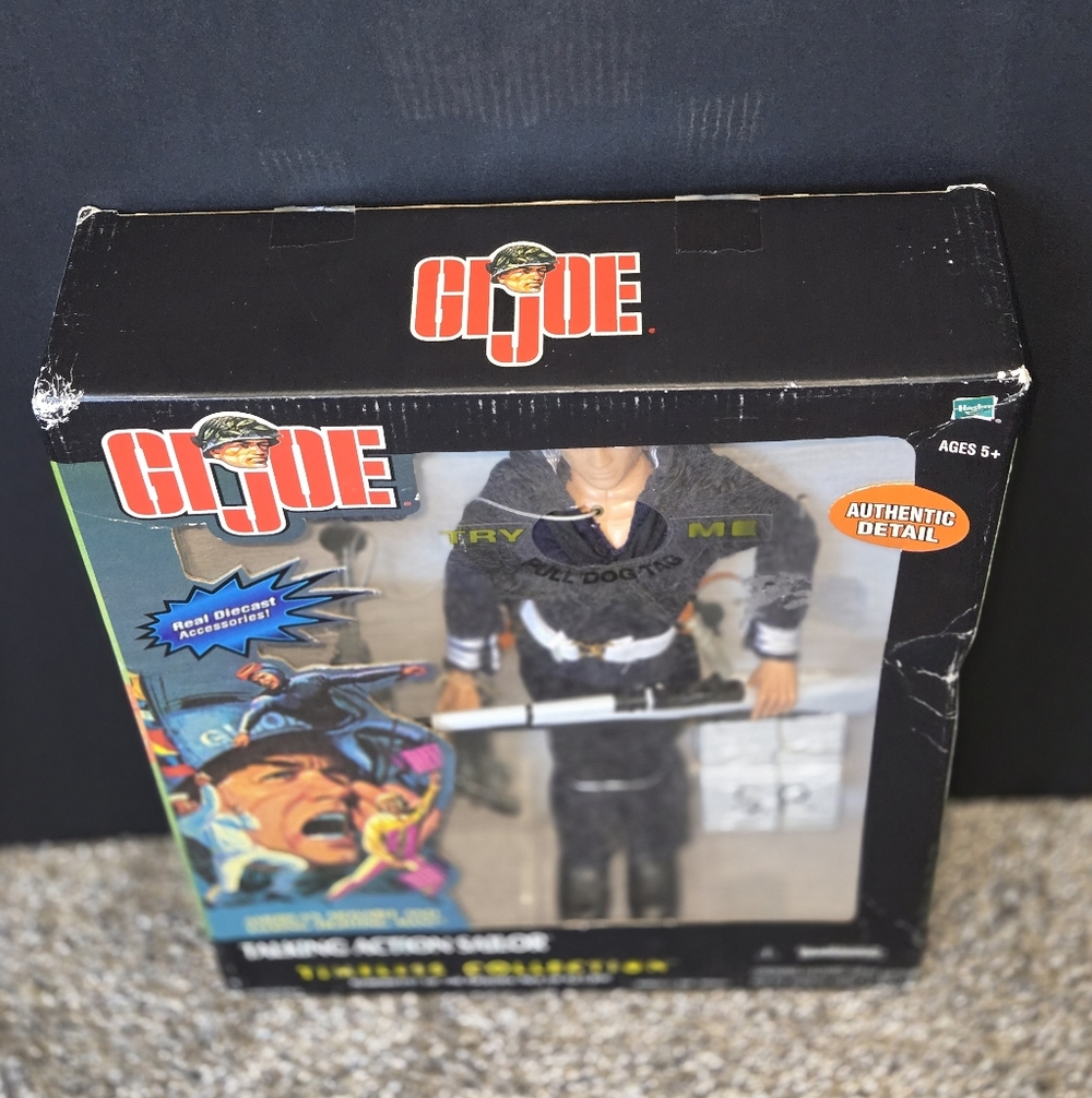 Vintage Hasbro GI Joe Taking Action Sailor U.S Navy New 2002 Sealed - Picture 5 of 10